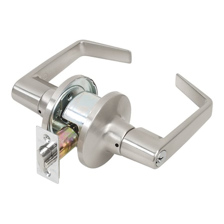 Tell Tell Cortland Satin Chrome Storeroom Door Knob 1-3/4 in. CL100619